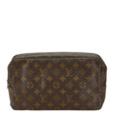 ルイ ヴィトン モノグラム トゥルーストワレット 28 セカンドバッグ クラッチバッグ M47522 ブラウン PVC レディース LOUIS VUITTON 【中古】